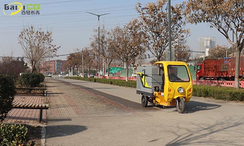 环卫三轮高压清洗车，厂区防疫消毒好帮手