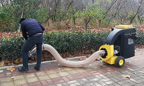 小型树叶收集器，环卫道路吸叶，园林修剪废料回收轻松方便