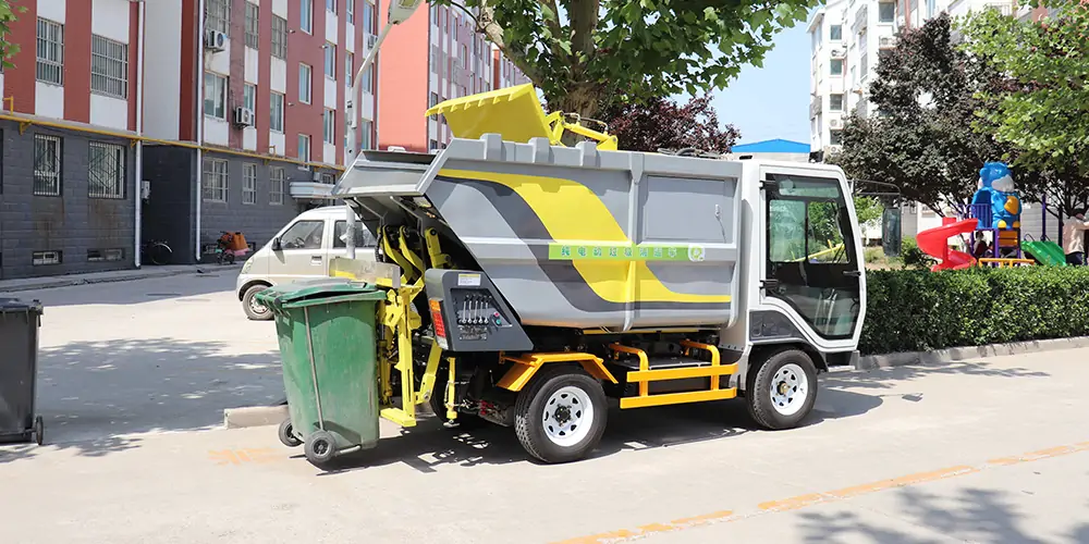 垃圾车_后装式垃圾车_挂桶垃圾车_，小型垃圾车