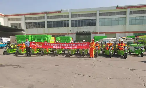 交付现??！现场培训环卫工人！手把手教会！